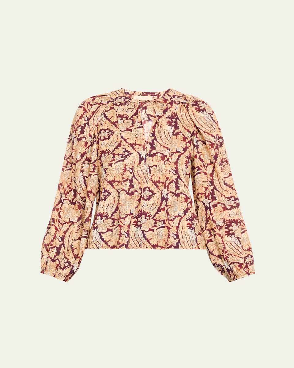 Brea Long-Sleeve Blouse